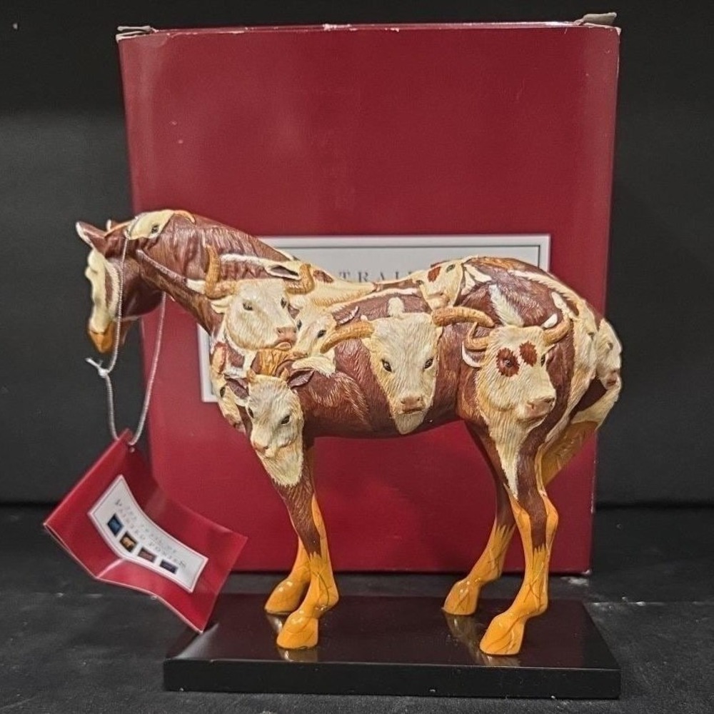 Trail of Painted Ponies CowPony Figurine, Westland Giftware #1584, 1E/3897, Box - Picture 6 of 15